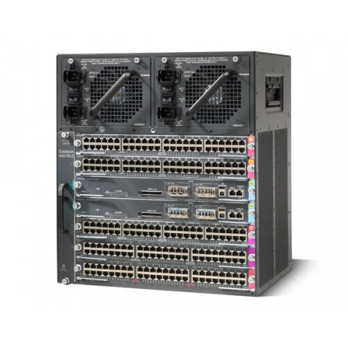 Cisco -  WS-C4507RE+96V+ -  WS-C4507R+E Chassis, two WS-X4648-RJ45V+E, Sup7L-E, LAN Base