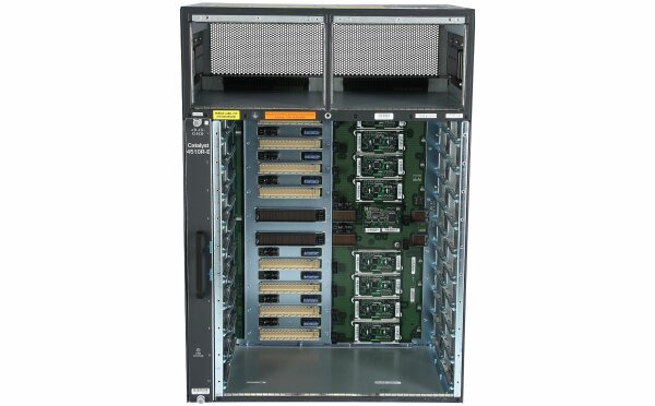 Cisco -  WS-C4510R-E= -  Cat4500 E-Series 10-Slot Chassis, fan, no ps,Red Sup Capable