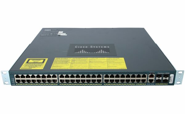 Cisco -  WS-C4948E-E -  Catalyst 4948E, ES, 48-Port 10/100/1000+ 4 SFP+, AC p/s