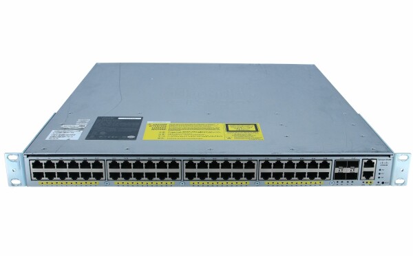 Cisco - WS-C4948E - Catalyst 4948E, opt sw, 48-Port 10/100/1000+ 4 SFP+, no p/s