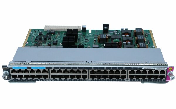 Cisco -  WS-X4748-12X48U+E= -  Catalyst 4500E 48-Port UPOE w/ 12p mGig and 36p 10/100/1000