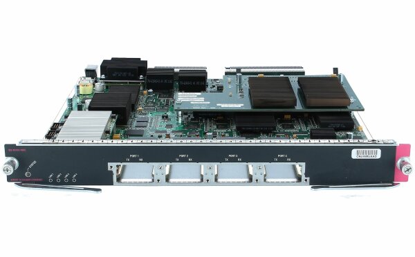 Cisco -  WS-X6704-10GE= -  Cat6500 4-port 10 Gigabit Ethernet Module (req. XENPAKs)