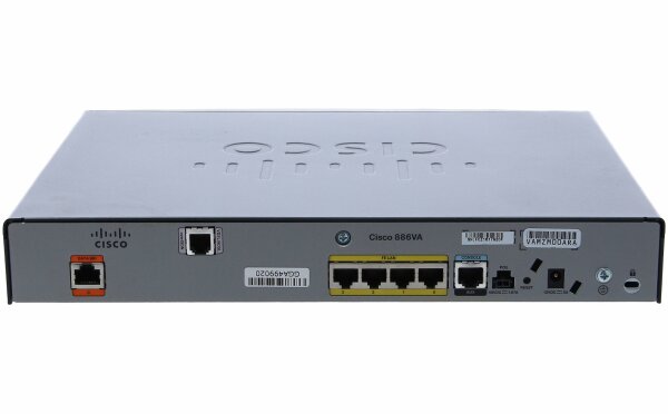 Cisco -  CISCO886VA-SEC-K9 -  Cisco 886 VDSL/ADSL over ISDN Multi-mode Router w/ Adv IP