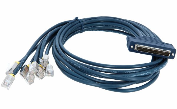 Cisco - CAB-OCTAL-ASYNC - Router-Kabel (DTE) - HD-68 (M) zu RJ-45 (M) - fuer P/N: NM-16A - NM-16A= - NM-16A-RF - NM-32A= - NM-32A-RF