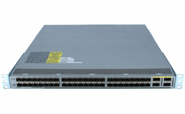 Cisco -  N3K-C3064PQ-10GX= -  Nexus 3064-X, 48 SFP+, 4 QSFP+ ports, with enh scale, low-l