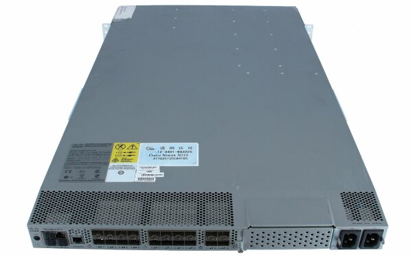 Cisco -  N5K-C5010P-BF -  N5000 1RU Chassis no PS 2 Fan Modules 20 ports (req SFP+)