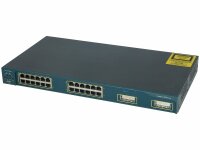 Cisco -  WS-C2950G-24-EI -  Catalyst 2950, 24 10/100 with 2GBIC slots, Enhanced Image