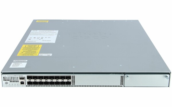 Cisco -  WS-C4500X-16SFP+ -  Catalyst 4500-X 16 Port 10G IP Base, Front-to-Back, No P/S