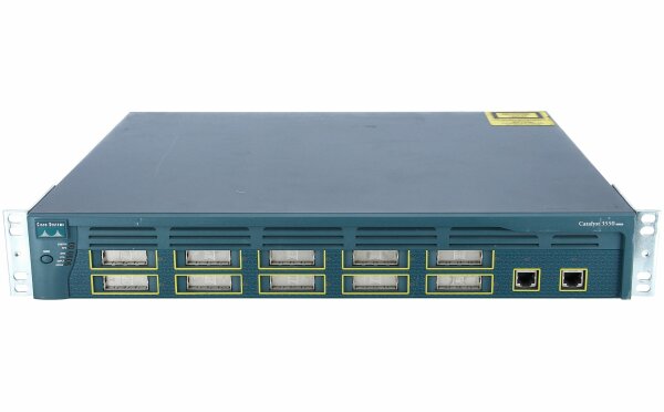 Cisco -  WS-C3550-12G -  10 GBIC ports + 2-10/100/1000 ports: EMI