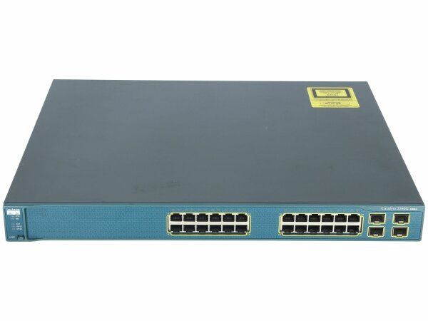 Cisco -  WS-C3560G-24TS-S -  Catalyst 3560 24 10/100/1000T + 4 SFP Standard Image