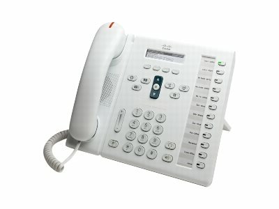 Cisco -  CP-6961-WL-K9= -  Cisco UC Phone 6961, Arctic White,  Slimline Handset