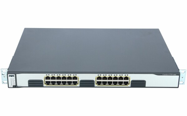 Cisco -  WS-C3750G-24T-S -  Catalyst 3750 24 10/100/1000T Standard Multilayer Image