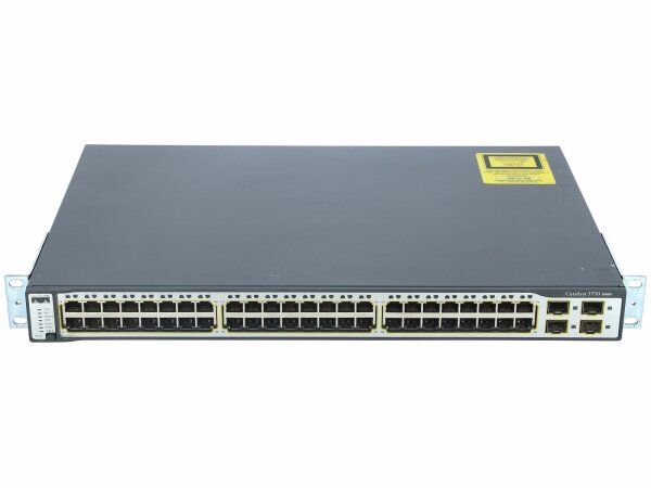 Cisco -  WS-C3750X-48PF-E -  Catalyst 3750X 48 Port Full PoE IP Services