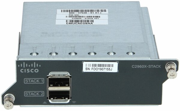 Cisco -  C2960X-STACK= -  Catalyst 2960-X FlexStack Plus Stacking Module optional