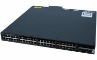 Cisco -  WS-C3650-48FS-L -  Cisco Catalyst 3650 48 Port Full PoE 4x1G Uplink LAN Base