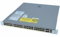 Cisco -  WS-C4948E-F -  Cat 4948E-F,opt sw,48x 10/100/1000+ 4 SFP+,no PS,Fr Ext