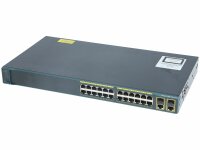 Cisco -  WS-C2960+24TC-S -  Catalyst 2960 Plus 24 10/100 + 2 T/SFP LAN Lite