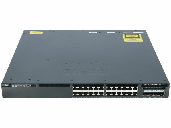 Cisco -  WS-C3650-24PS-L -  Cisco Catalyst 3650 24 Port PoE 4x1G Uplink LAN Base