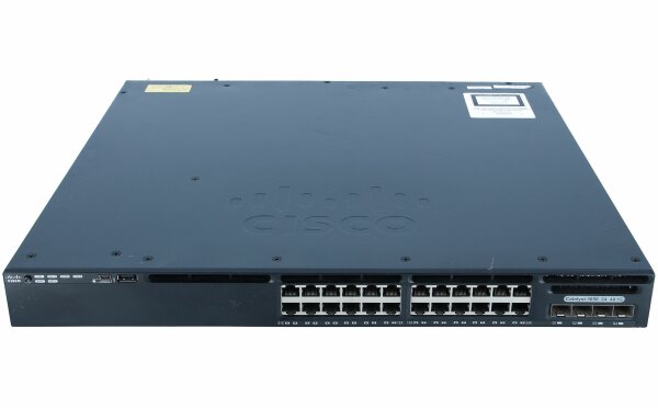 Cisco -  WS-C3650-24TS-E -  Cisco Catalyst 3650 24 Port Data 4x1G Uplink IP Services