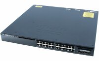 Cisco -  WS-C3650-24TS-S -  Cisco Catalyst 3650 24 Port Data 4x1G Uplink IP Base