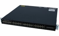 Cisco -  WS-C3650-48PS-S -  Cisco Catalyst 3650 48 Port PoE 4x1G Uplink IP Base