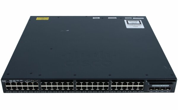 Cisco -  WS-C3650-48TQ-S -  Cisco Catalyst 3650 48 Port Data 4x10G Uplink IP Base