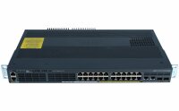 Cisco -  WS-C2960X-24PSQ-L -  Catalyst 2960-X 24 GigE PoE 92W, 2xSFP + 2x1GBT, LAN Base