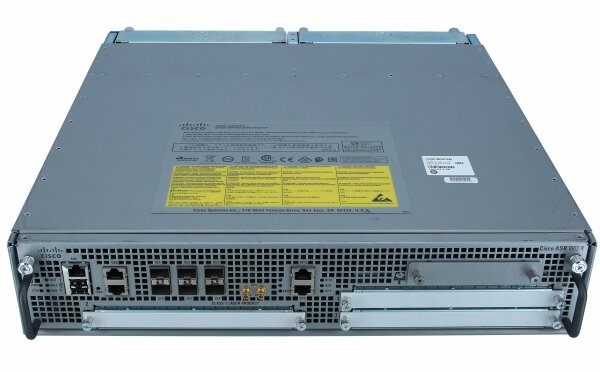 Cisco -  ASR1002-X -  Cisco ASR1002-X Chassis, 6 built-in GE, Dual P/S, 4GB DRAM