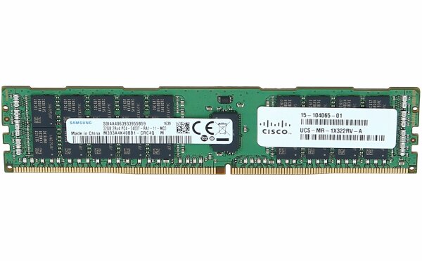 Cisco -  UCS-MR-1X322RV-A -  32GB DDR4-2400-MHz RDIMM/PC4-19200/dual rank/x4