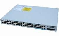 Cisco - C9200L-48PXG-4X-E - Catalyst 9200L - Network Essentials - Switch - L3 - managed - 12 x 100/1000/2.5G/5G/10GBase-T + 36 x 10/100/1000 (PoE+)