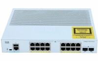 Cisco - C1000-16P-E-2G-L - Catalyst 1000 16port GE, POE, Ext PS, 2x1G SFP REF