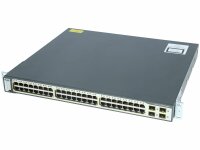 Cisco -  WS-C3750G-48TS-E -  Catalyst 3750 48 10/100/1000T + 4 SFP Enhanced Multilayer