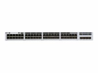 Cisco - C9300L-48UXG-4X-E - Catalyst 9300L - Network Essentials - switch - L3 - Managed - 48 x 10/100/1000 (UPOE) + 4 x 10 Gigabit SFP+ (uplink) - rack-mountable - UPOE (675 W)