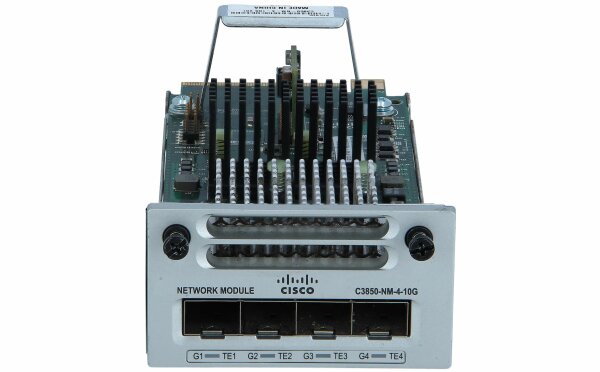 Cisco -  C3850-NM-4-10G= -  Cisco Catalyst 3850 4 x 10GE Network Module REF