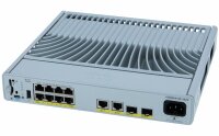 Cisco - C9200CX-8P-2X2G-E - Catalyst 9200CX - Network Essentials - Switch - kompakt - L3 - managed - 8 x 10/100/1000 (PoE+) - + 2 x 1000Base-T + 2 x 10 Gigabit SFP+ (Uplink) - an Rack montierbar PoE+ (240 W)