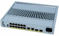 Cisco - C9200CX-12P-2X2G-E - Catalyst 9200CX - Network Essentials - switch - compact - L3 - Managed - 12 x 10/100/1000 (PoE+) + 2 x 1000Base-T + 2 x 10 Gigabit SFP+ (uplink) - rack-mountable - PoE+ (240 W)