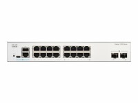 Cisco - C1200-16T-2G - Catalyst 1200 - Switch - L3 - smart - 16 x 10/100/1000 + 2 x Gigabit Ethernet SFP - rack-mountable