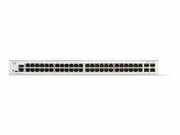 Cisco - C1200-48T-4X - Catalyst 1200 - Switch - L3 - smart - 48 x 10/100/1000Base-T + 4 x 10 Gigabit SFP+ - rack-mountable