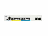 Cisco - C1300-8MGP-2X - Catalyst 1300-8MGP-2X - Switch - L3 - Managed - 4 x Gigabit Ethernet + 4 x 100/1000/2.5G + 2 x 10 Gigabit SFP+ - rack-mountable - PoE+ (120 W)