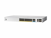 Cisco - C1300-24MGP-4X - Catalyst 1300-24MGP-4X - Switch - L3 - Managed - 24 x 10/100/1000 (PoE+) + 4 x 10 Gigabit SFP+ - rack-mountable - PoE+ (195 W)