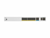 Cisco - C1300-24MGP-4X - Catalyst 1300-24MGP-4X - Switch - L3 - Managed - 24 x 10/100/1000 (PoE+) + 4 x 10 Gigabit SFP+ - rack-mountable - PoE+ (195 W)