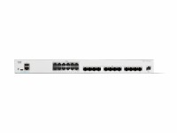 Cisco - C1300-24XTS - Catalyst 1300-24XTS - Switch - L3 - smart - 12 x 10 Gigabit Ethernet + 12 x 10 Gigabit SFP+ - rack-mountable