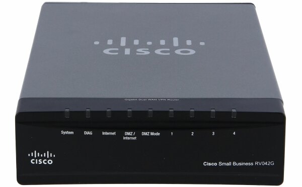 Cisco -  RV042G-K9-EU -  Cisco RV042G Dual Gigabit WAN VPN Router