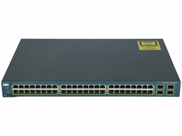 Cisco -  WS-C3560-48TS-S -  Catalyst 3560 48 10/100 + 4 SFP Standard Image