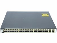 Cisco -  WS-C3750-48PS-S -  Catalyst 3750 48 10/100 PoE +...