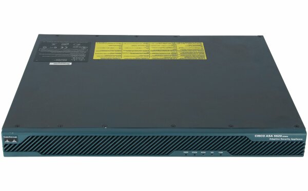 Cisco -  ASA5520-BUN-K9 -  ASA 5520 Appliance with SW, HA, 4GE+1FE, 3DES/AES