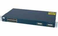 Cisco -  WS-C2950G-12-EI -  Catalyst 2950, 12 10/100 with 2 GBIC slots, Enhanced Image