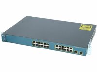 Cisco -  WS-C3560-24PS-E -  Catalyst 3560 24 10/100 PoE + 2 SFP Enhanced Image