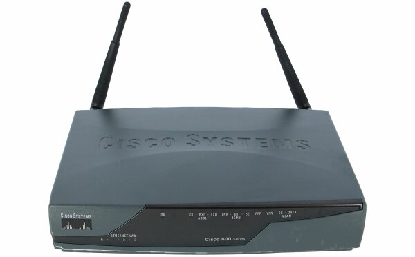 Cisco -  CISCO876W-G-E-K9 -  ADSLoISDN Security Router w/wireless 802.11g ETSI compliant