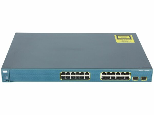 Cisco -  WS-C3560-24TS-E -  Catalyst 3560 24 10/100 + 2 SFP Enhanced Image